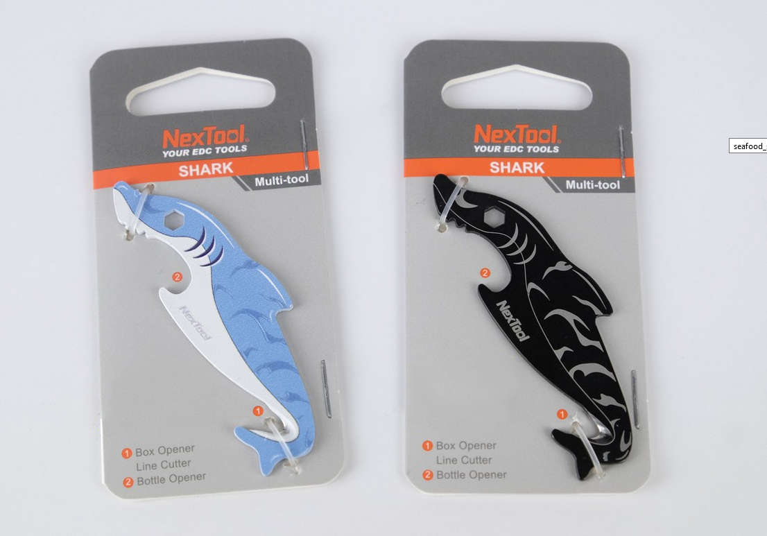 Міні-Мультитул NexTool EDC box cutter Shark KT5521Black - фото 6