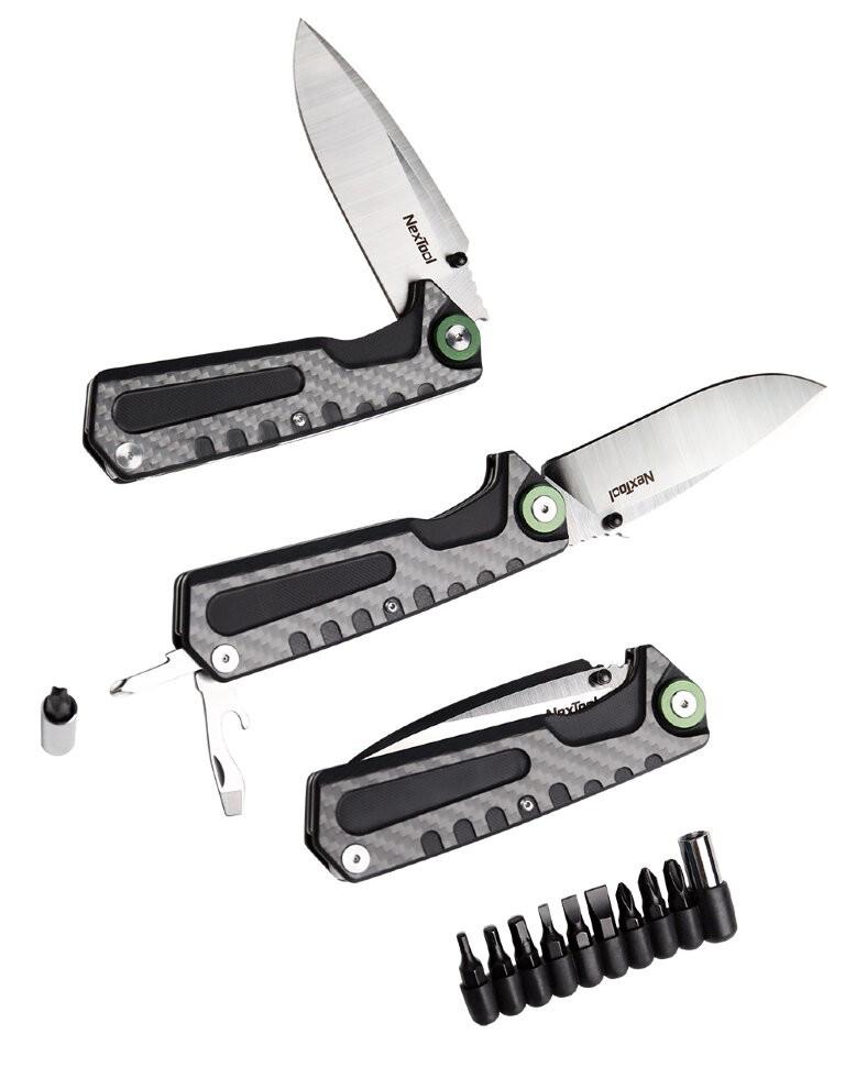 Багатофункціональний ніж Xiaomi NexTool 3 в 1 NE20021 Black (6945064210863) - фото 6