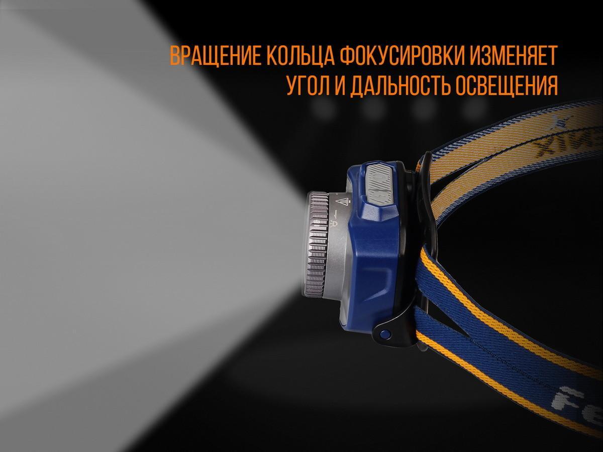 Ліхтар налобний Fenix HL40R Cree XP-LHIV2 LED синій HL40RBL - фото 15