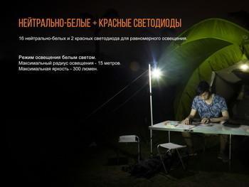 Фото Ліхтар кемпінговий Fenix CL20Ror помаранчевий