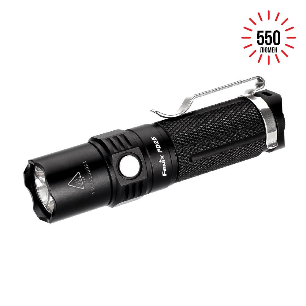 Ліхтар ручний Fenix PD25+16340 USB - фото 1
