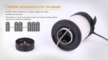 Фото Ліхтар кемпінговий Fenix CL30R чорний