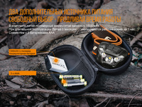 Ліхтар налобний Fenix HL18R чорний - фото 3
