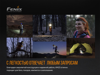 Фото Ліхтар налобний Fenix HM23