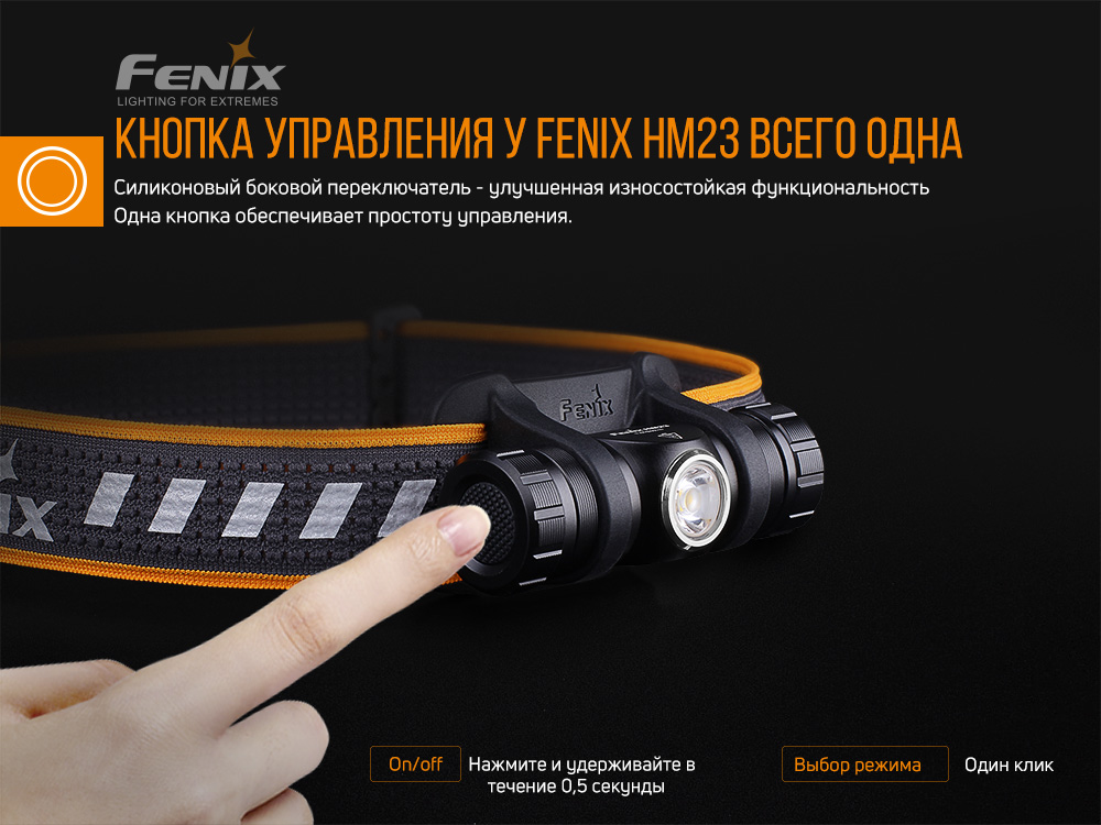 Ліхтар налобний Fenix HM23 - фото 6