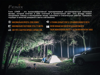 Фото Ліхтар ручний Fenix LR40R