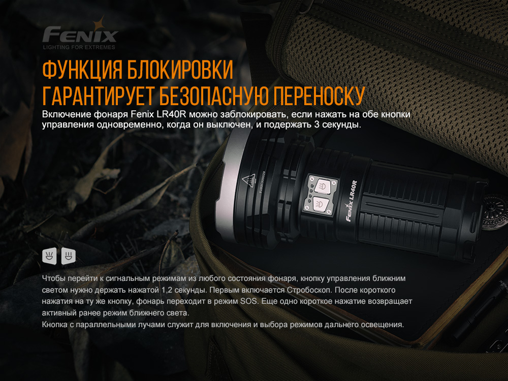 Ліхтар ручний Fenix LR40R - фото 3