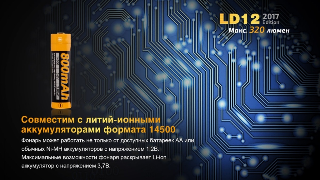 Ліхтар ручний Fenix LD12 CREE XP-G2 R5 2017 - фото 5