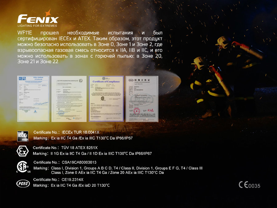 Ліхтар ручний Fenix WF11E - фото 13