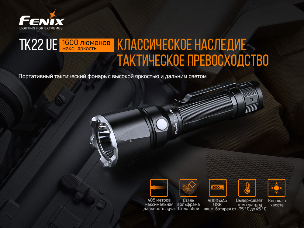 Ліхтар ручний Fenix TK22UE - фото 16
