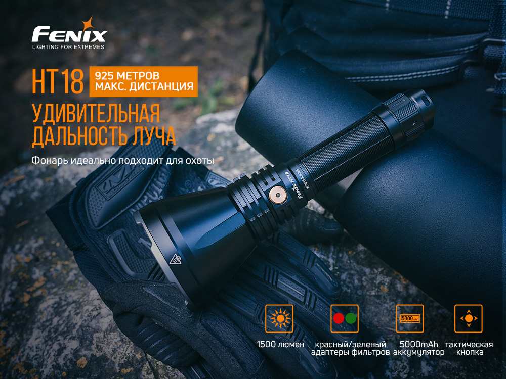 Ліхтар ручний Fenix HT18 - фото 18
