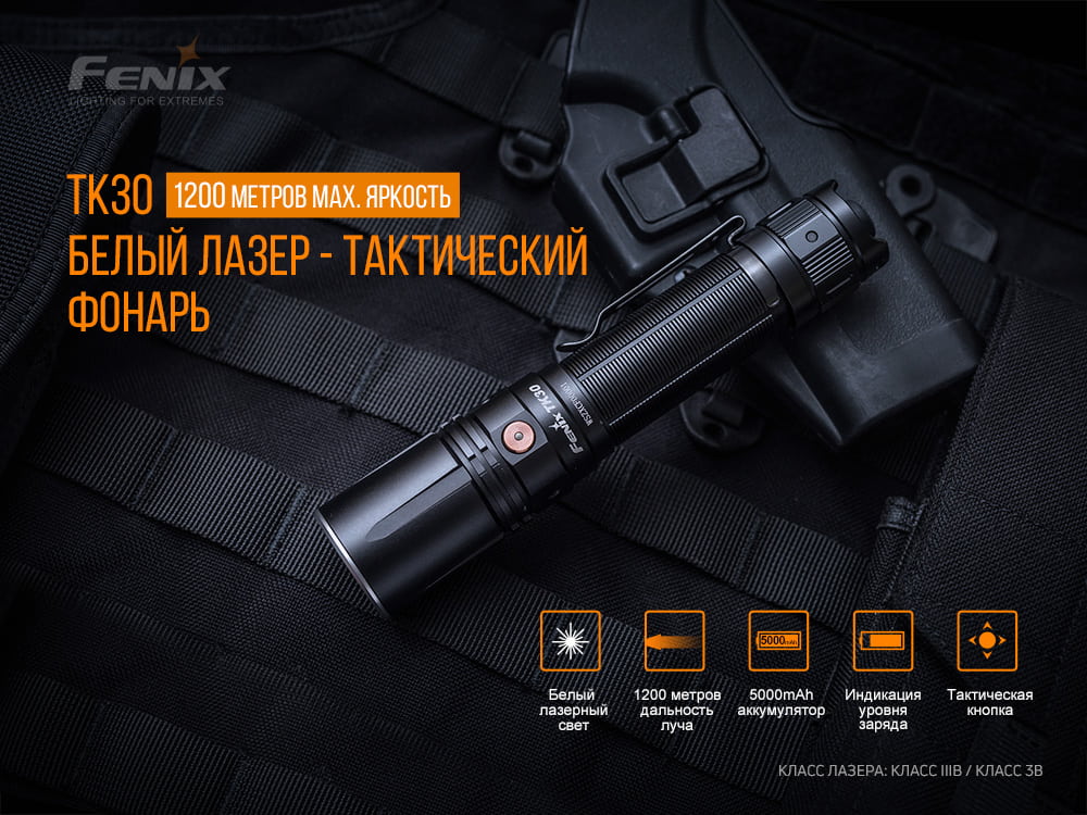 Ліхтар ручний лазерний Fenix TK30 Laser TK30L - фото 17