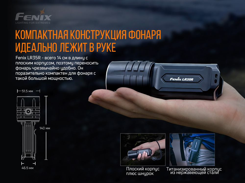 Ліхтар ручний Fenix LR35R - фото 13