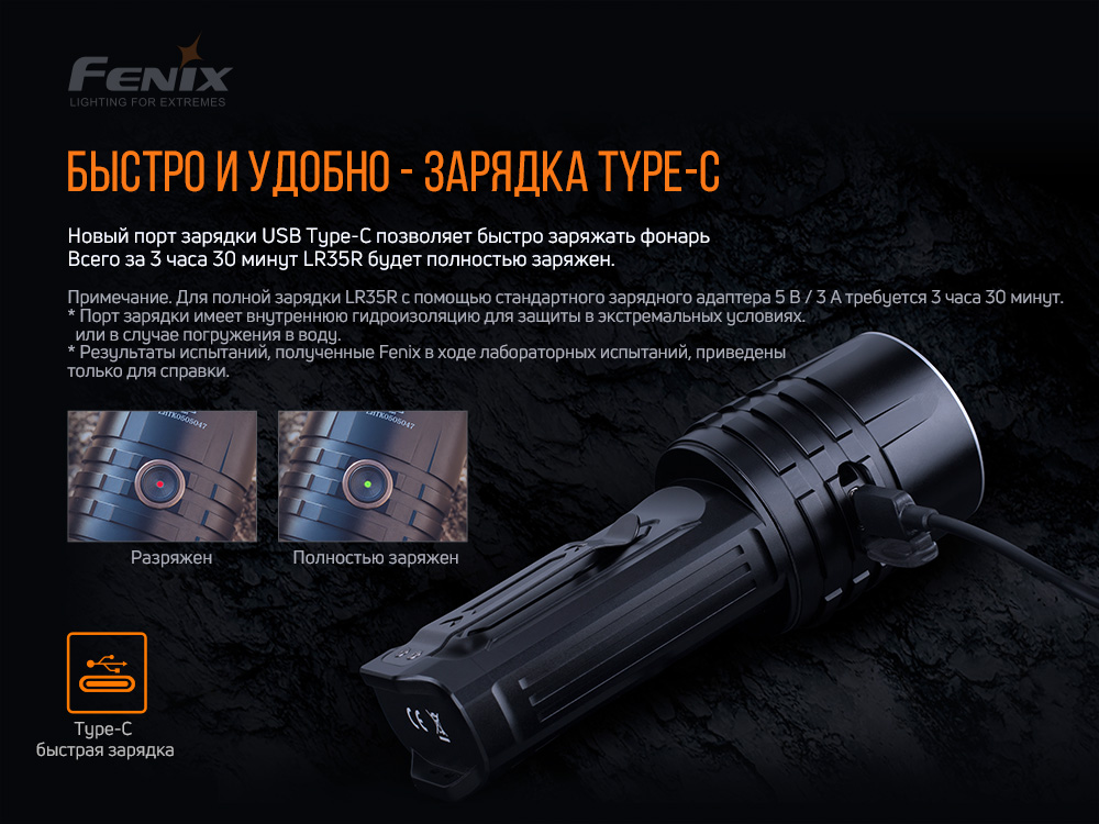 Ліхтар ручний Fenix LR35R - фото 11