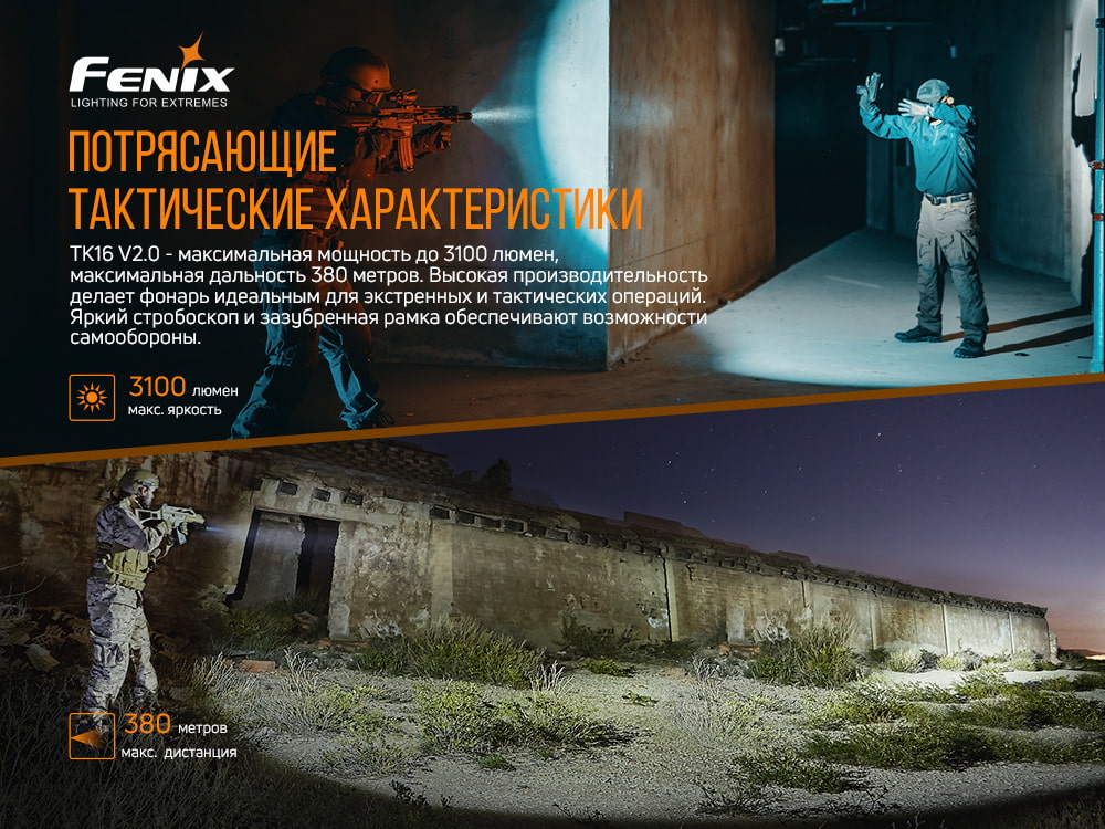 Ліхтар ручний Fenix TK16 V2.0 - фото 17