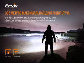 Фото Ліхтар ручний Fenix PD32 V2.0 PD32V20