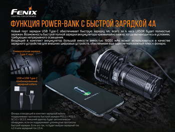 Фото Ліхтар ручний Fenix LR50R