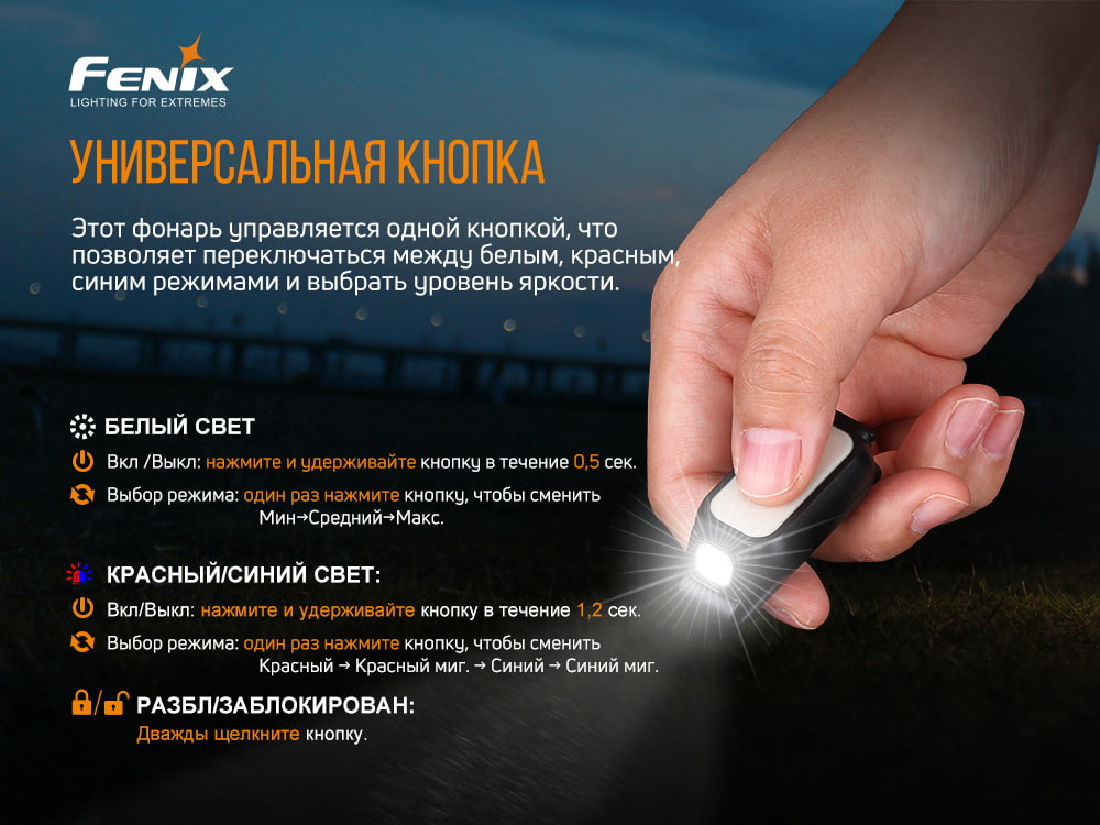 Ліхтар ручний Fenix E-LITE - фото 9