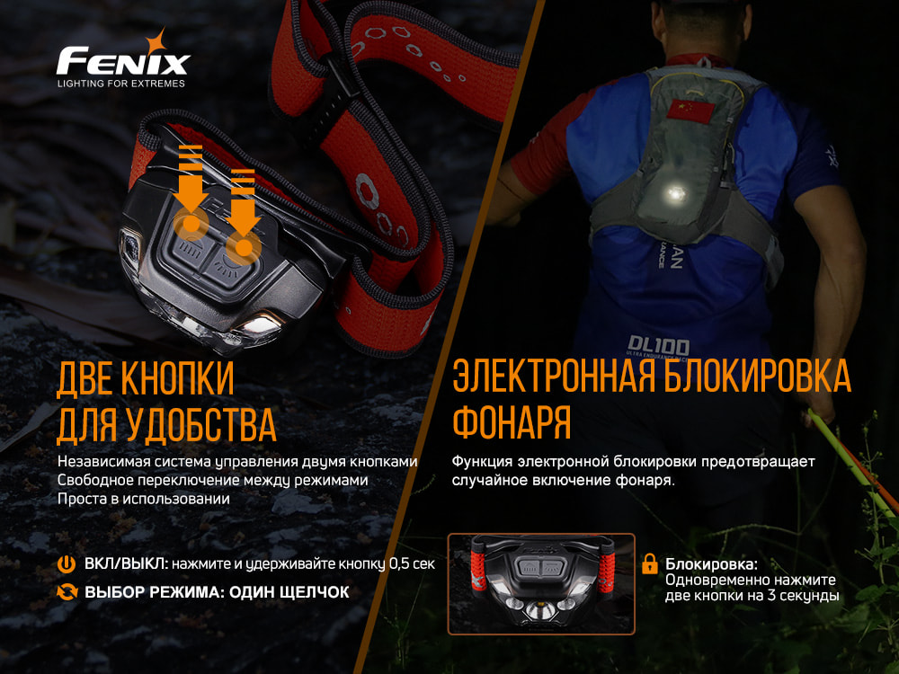 Ліхтар налобний Fenix HL18R-T - фото 10