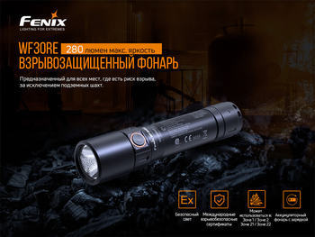 Фото Ліхтар ручний Fenix WF30RE
