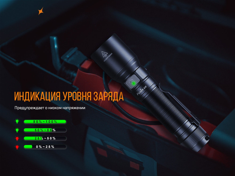 Ліхтар ручний Fenix C6 V3.0 C6V30 - фото 13