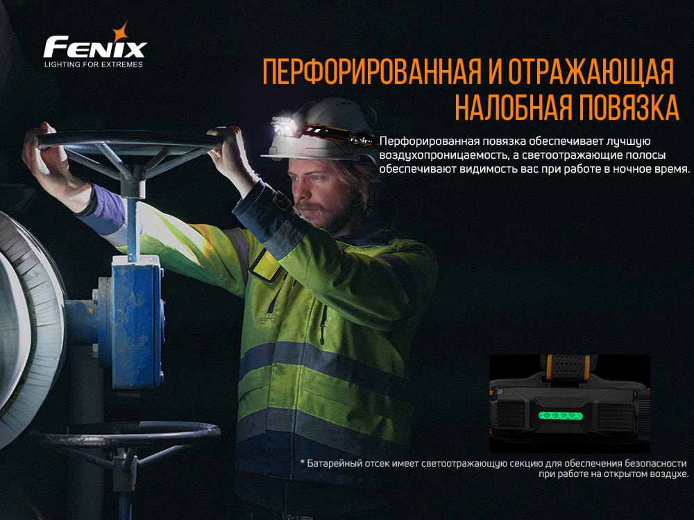 Ліхтар налобний Fenix HP25R V2.0 HP25RV20 - фото 14