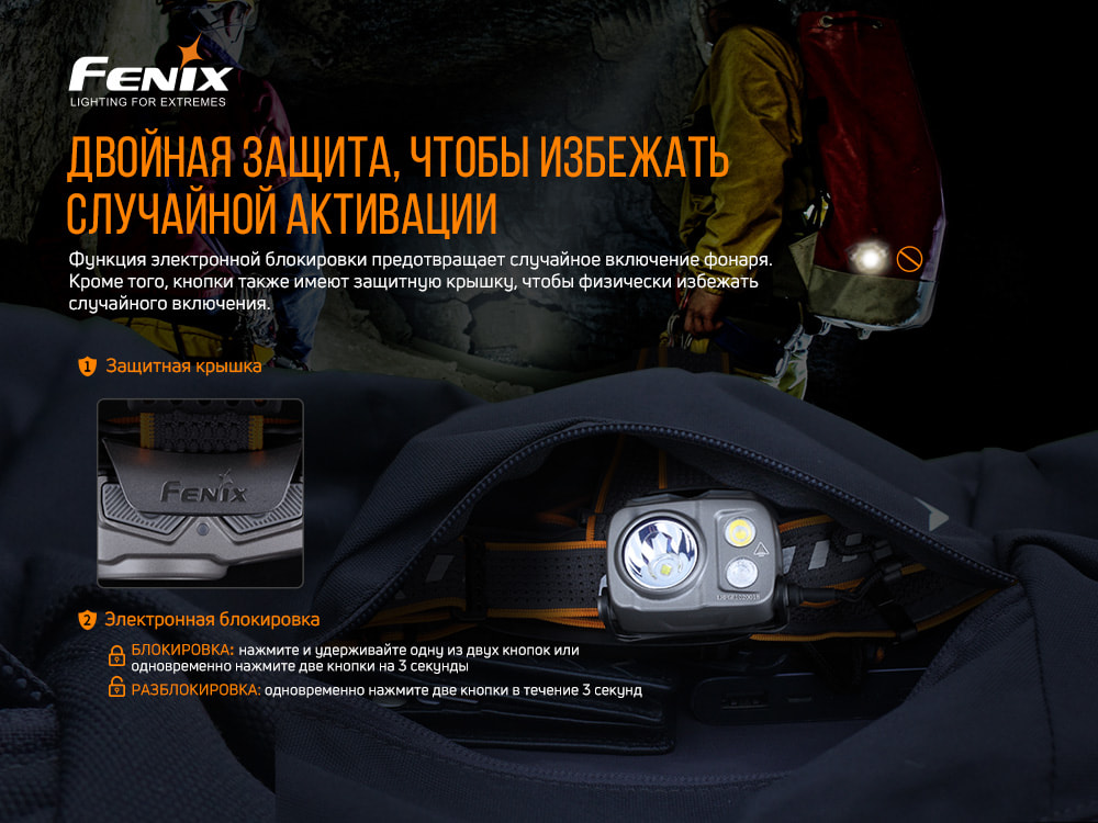 Ліхтар налобний Fenix HP25R V2.0 HP25RV20 - фото 9