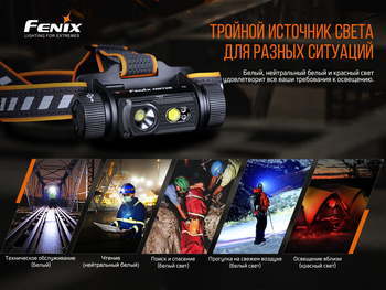 Фото Ліхтар налобний Fenix HM70R