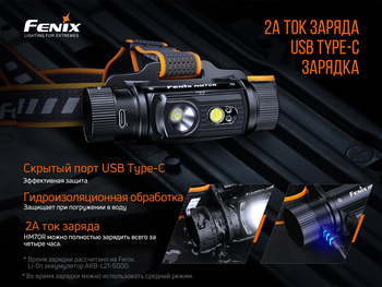 Фото Ліхтар налобний Fenix HM70R