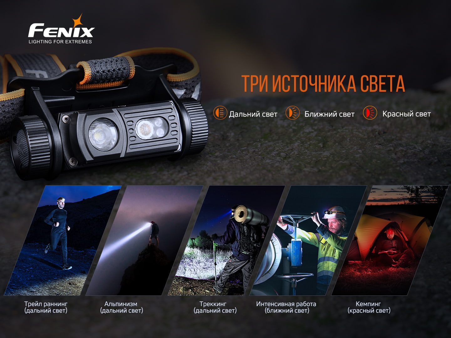 Ліхтар налобний Fenix HM60R - фото 21