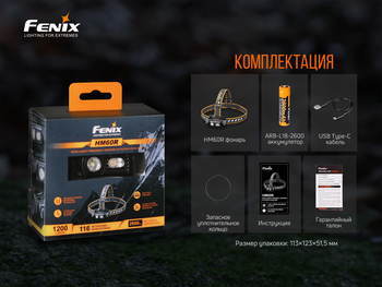 Фото Ліхтар налобний Fenix HM60R