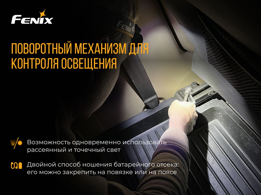 Ліхтар налобний Fenix HP30R V2.0 HP30RV20 - фото 17