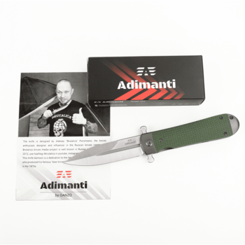 Фото Нiж Adimanti Samson by Ganzo (Brutalica design) зелений