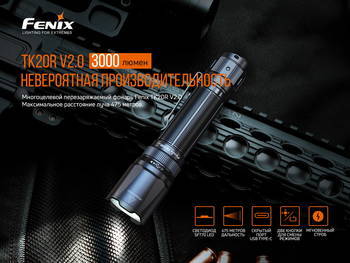 Фото Ліхтар ручний Fenix TK20R V2.0