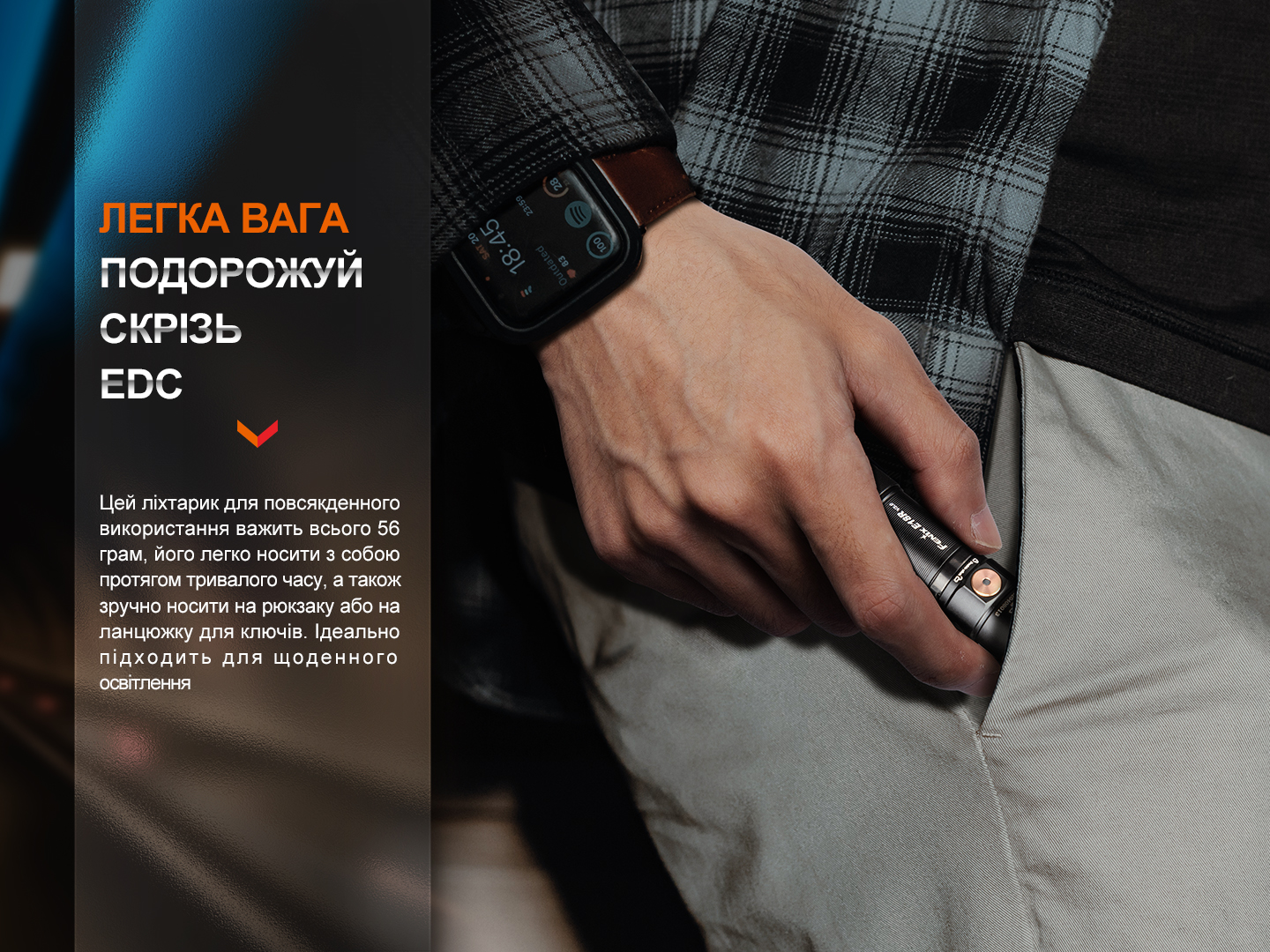 Ліхтар ручний Fenix E18R V2.0 E18RV20 - фото 24