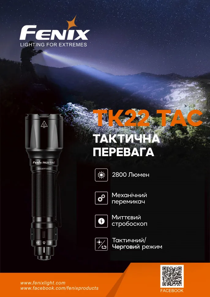 Ліхтар ручний Fenix TK22TAC - фото 19