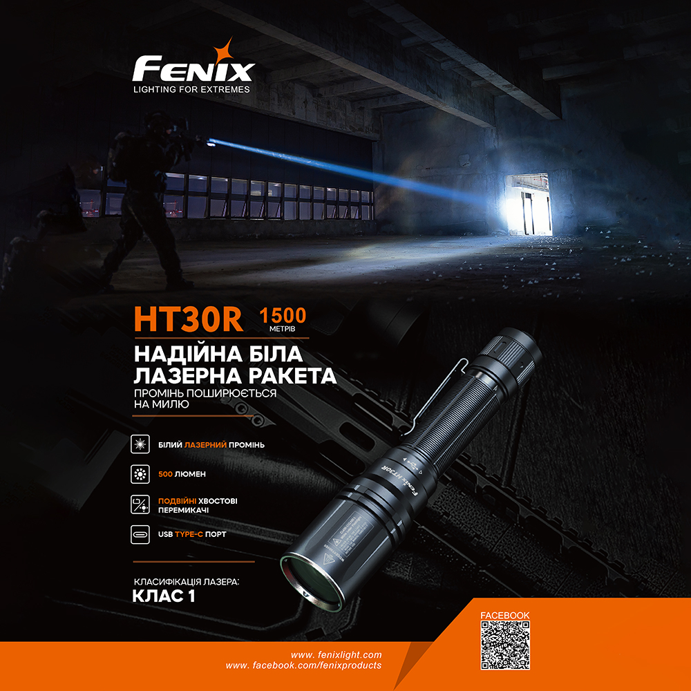 Ліхтар ручний лазерний Fenix HT30R - фото 17