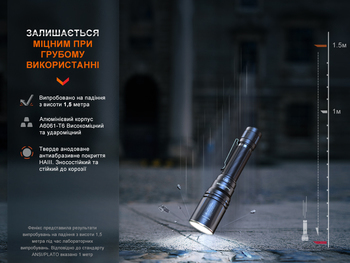 Фото Ліхтар ручний лазерний Fenix HT30R