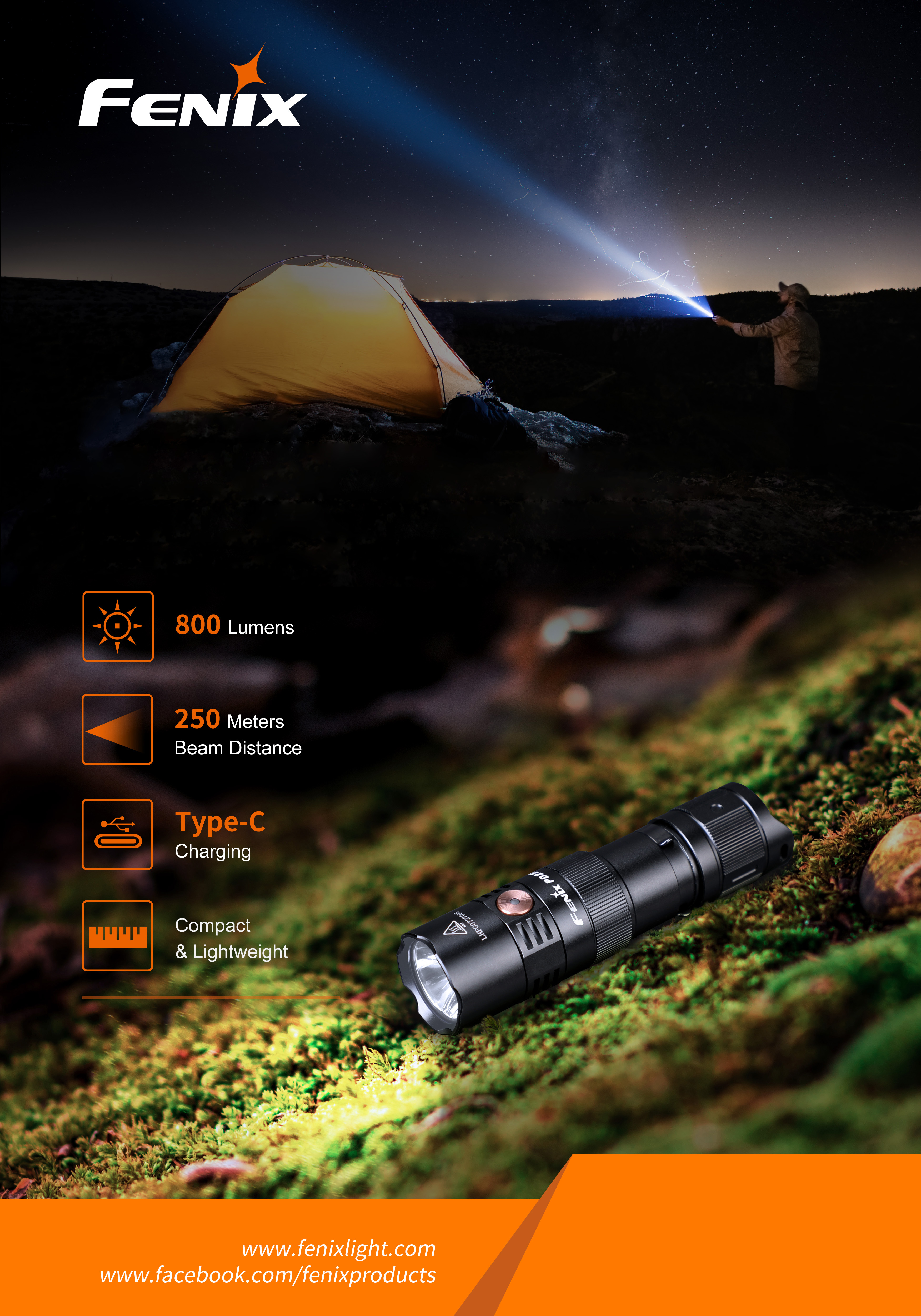 Ліхтар ручний Fenix PD25R - фото 16