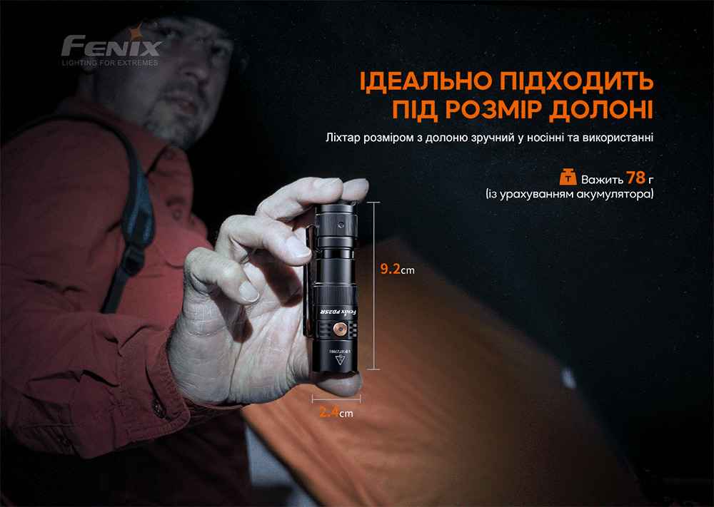 Ліхтар ручний Fenix PD25R - фото 21
