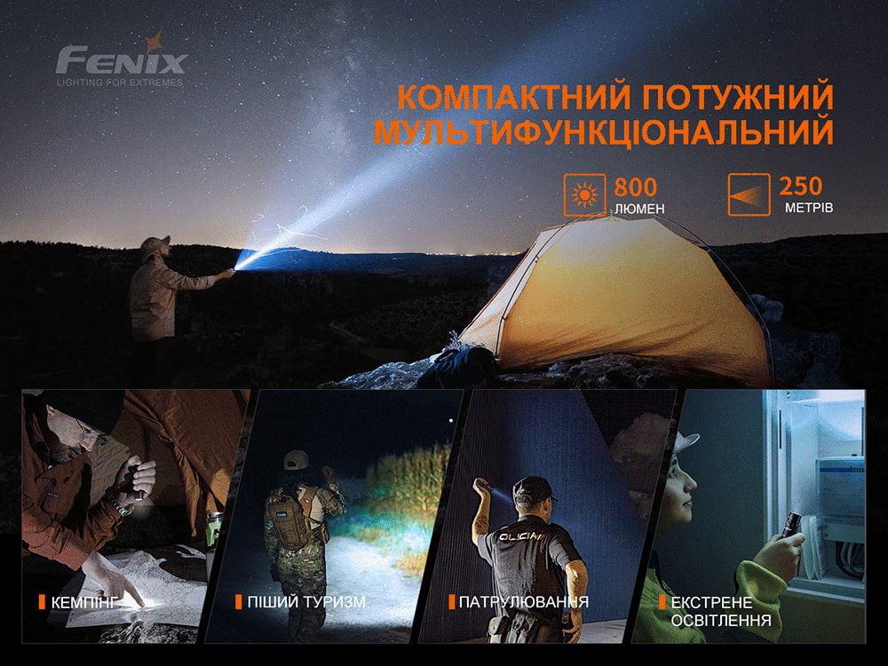 Ліхтар ручний Fenix PD25R - фото 14