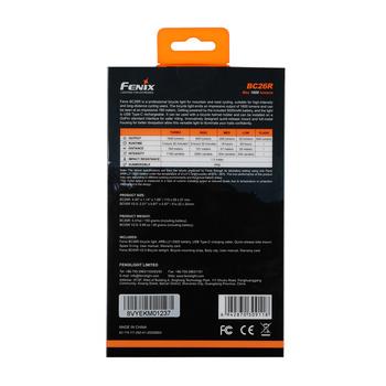 Фото Комплект велофара Fenix BC26R+BC05RV20