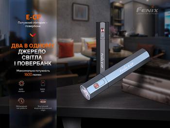 Фото Ліхтар ручний Fenix E-CP блакитний E-CPblue