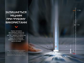 Фото Ліхтар ручний Fenix E-CP блакитний E-CPblue