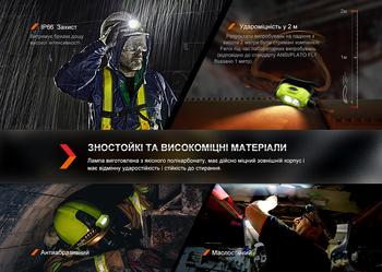 Фото Ліхтар налобний Fenix WH23R з безконтактним датчиком