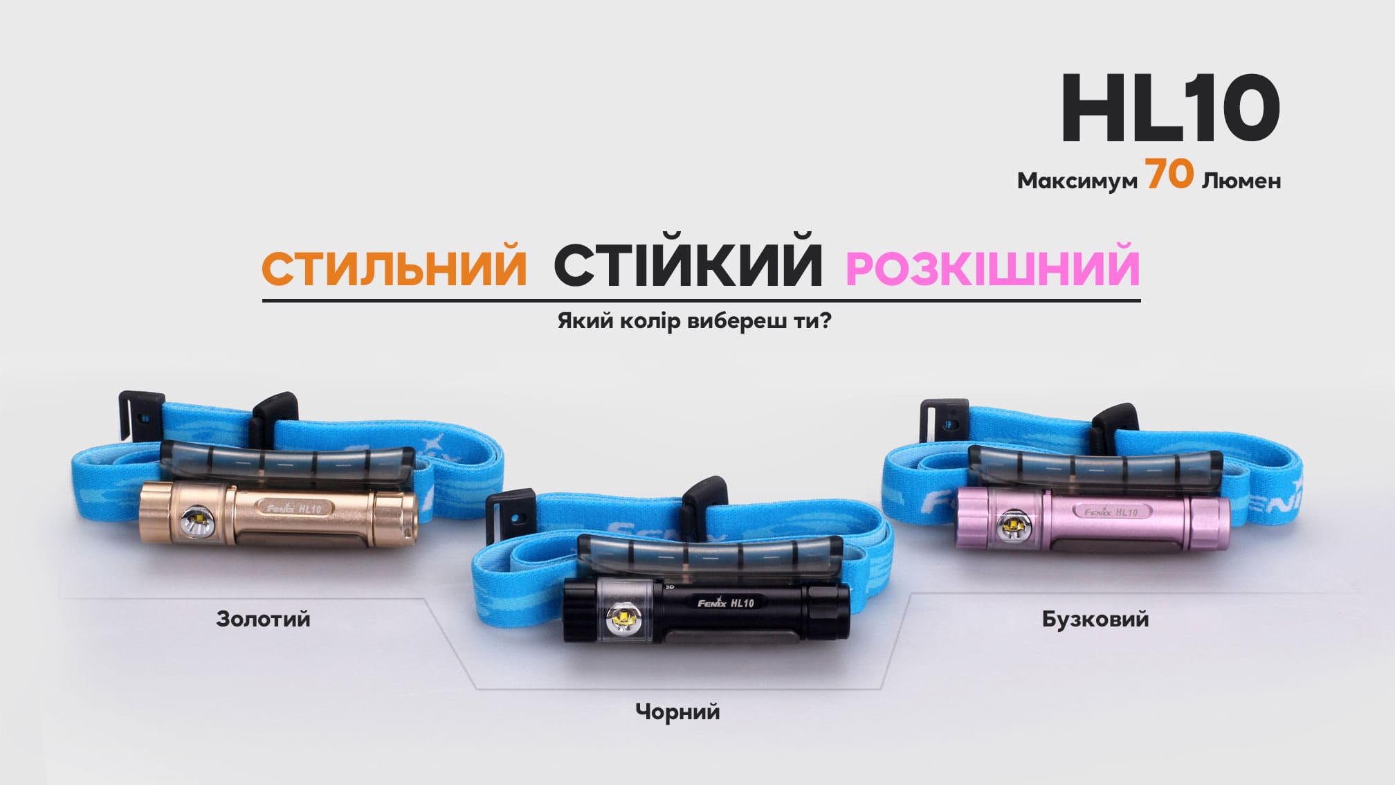 Ліхтар налобний Fenix HL10 black HL10bk - фото 12