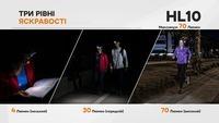 Ліхтар налобний Fenix HL10 purple HL10p - фото 15