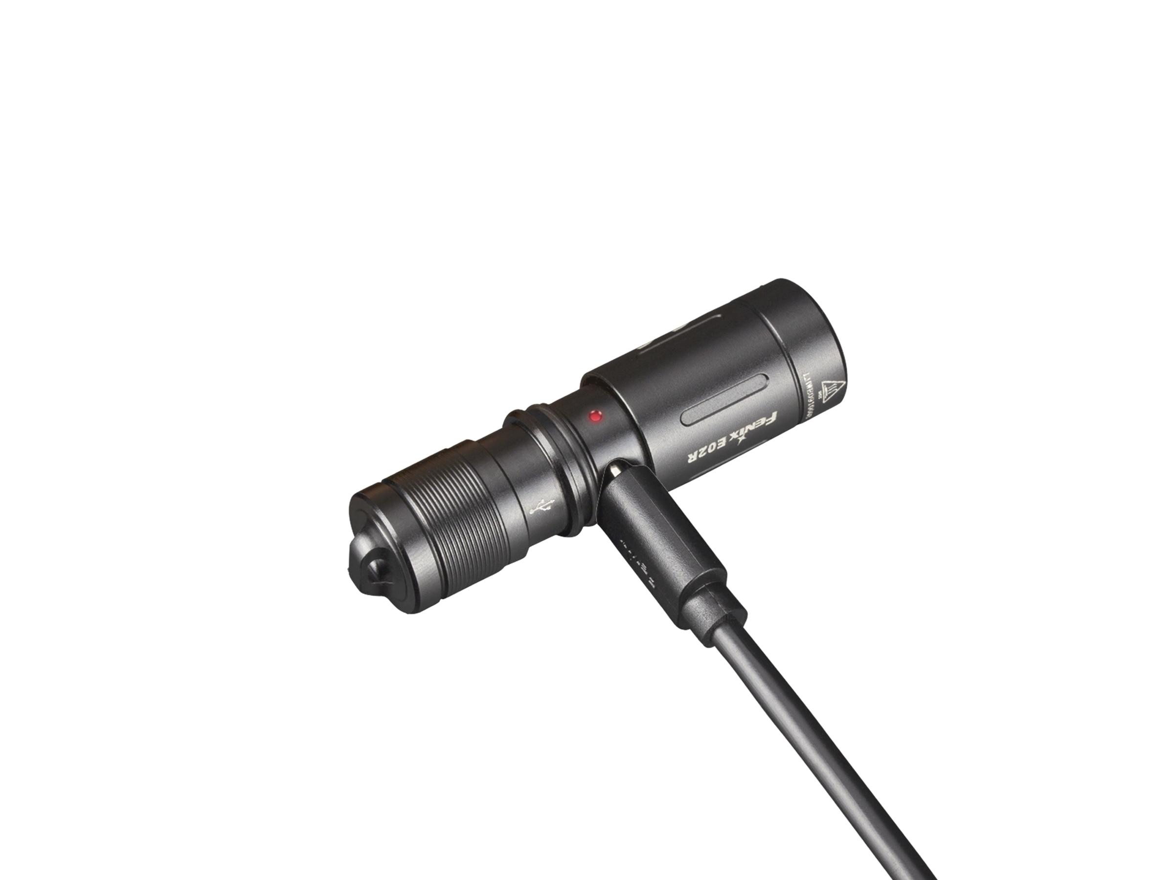 Комплект іх двух ліхтарів Fenix E02R чорних E02Rblk - фото 4