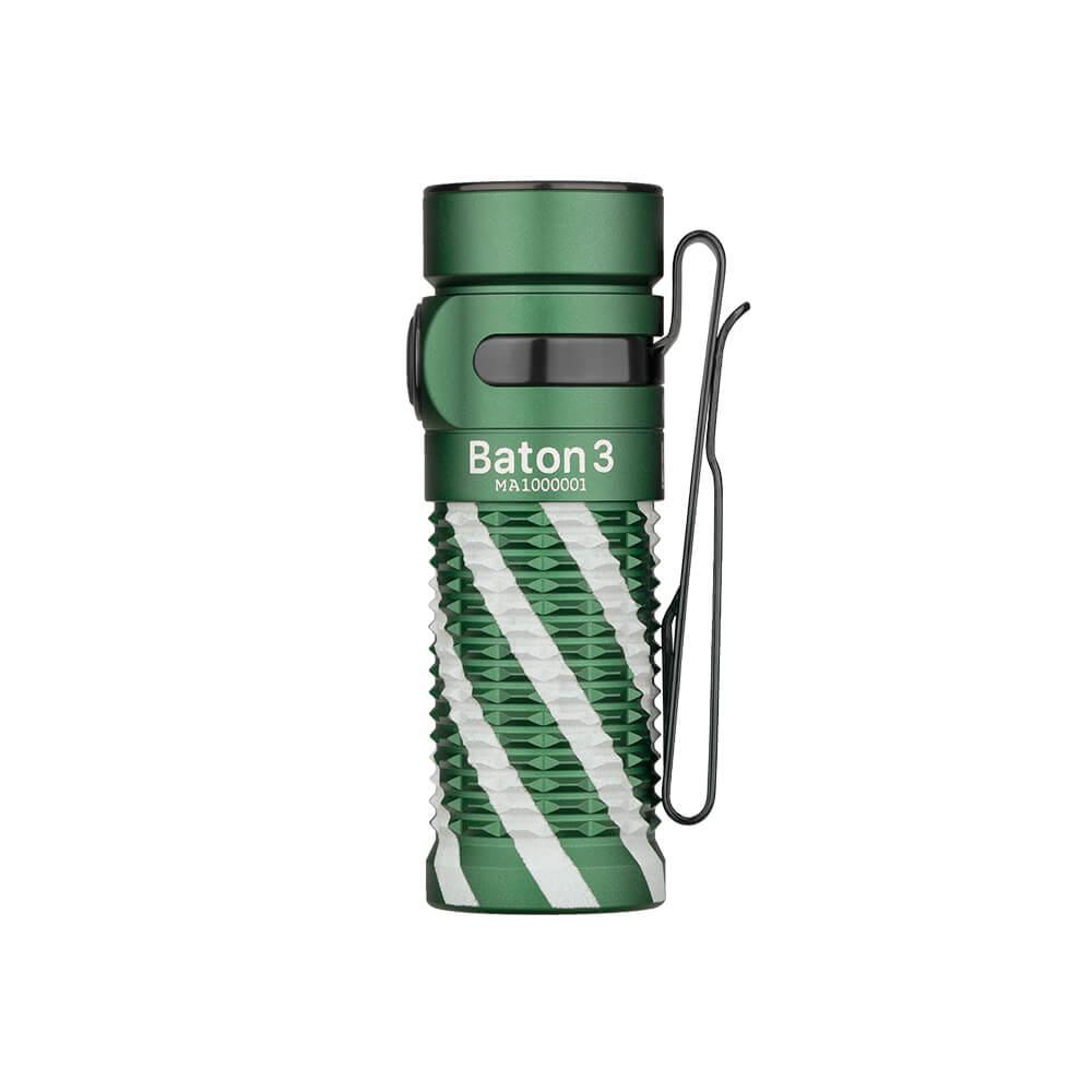 Ліхтар Olight Baton 3 Christmas green - фото 3