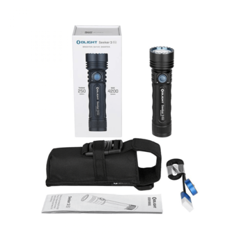 Фото Пошуковий ліхтар Olight Seeker 3 Pro Black (Cree XP-L HD, 4200 люмен)